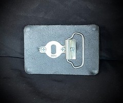 “Marked by the Cross” Belt Buckle Gothic Industrial Cross OOAK Darren McNeese