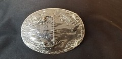 Vintage ADM Belt Buckle Kiefer Built Horse *NOS* Solid Brass KieferBilt