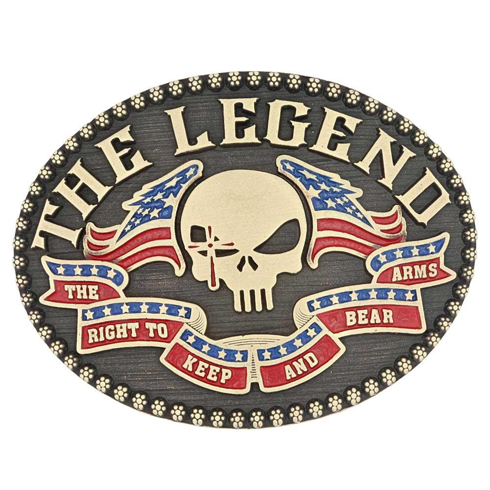 Montana Silversmiths Attitude Officially Licensed Chris Kyle Western Belt Buckle