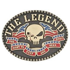 Montana Silversmiths Attitude Officially Licensed Chris Kyle Western Belt Buckle