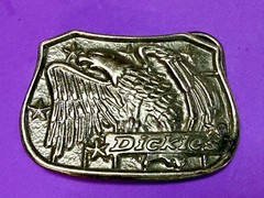Dickies Clothing Apparel Company American Bald Eagle Promotional Belt Buckle