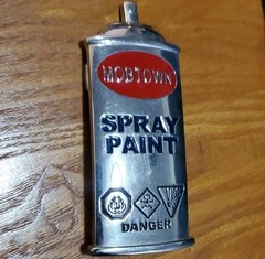 Mobtown Spray Paint Graffiti Belt Buckle Metal Collectible Accessory Rare Unique