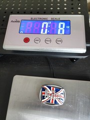 Vintage 1992 The Beatles British Union Jack Pewter Belt Buckle American Legends