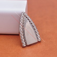 Bling Silver Western Cowboy Headstall Belt Buckle 3-Piece Set For 25mm Strap