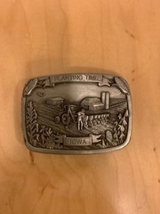 Vintage Belt Buckle » Planting Time Iowa » Dekalb Pfizer Genetics Limited Edition.