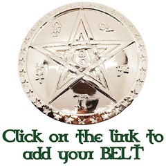 Shield Belt Buckle 5 pointed star celtic symbol rune gothic biker sherrif deputy