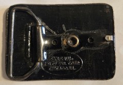 Vintage Used SKILSAW belt buckle circular saw Skil Corp Chicago IL Illinois A7