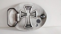 Pewter Belt Buckle Cross #4805 Great American Products Year 2006
