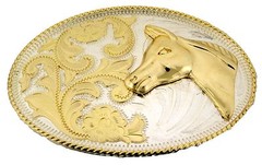 Horse Belt Buckle Western New Men Women Cowgirl Cowboy Rodeo Texas Style Metal