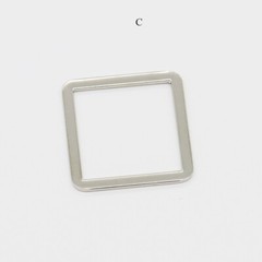 1pc Solid Metal Belt Buckle 45 mm Square Replacement Buckle for Backpack Bag DIY