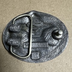 VINTAGE 1979 Belt Buckle The « DUKE » JOHN WAYNE LIVES Western Style Masterpiece