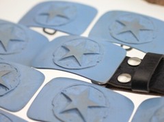 Belt buckle star belt fasteners removable buckle for leather belt 4 cm gs19