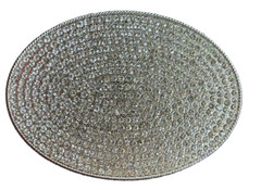 BLING BELT BUCKLE ICED OUT 602 RHINESTONES SILVER METAL HIP ROCK MUSIC NEW BULKY