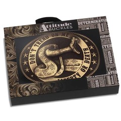 Montana Silversmiths Attitude Liberty or Death 2A Don&rsquo;t Tread On Me Belt Buckle