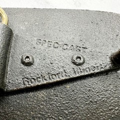 Vintage Spec Cast 3B Belt Buckle Brass Tone Metal