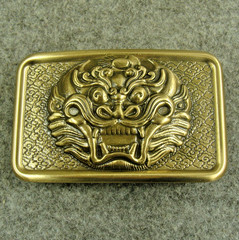 Heavy duty Brass “ mythical beast ” Belt Buckles For 1.5&Prime; Plate Pin Buckle Z197