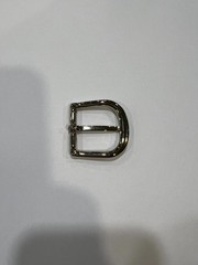 Solid Brass Polished Nickel Belt Buckle Made in Italy Fits 1.18&Prime; Belt Strap