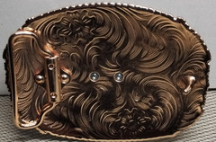 SAINT JUDE Western Cowboy Belt Buckle Hebilla Vaquera