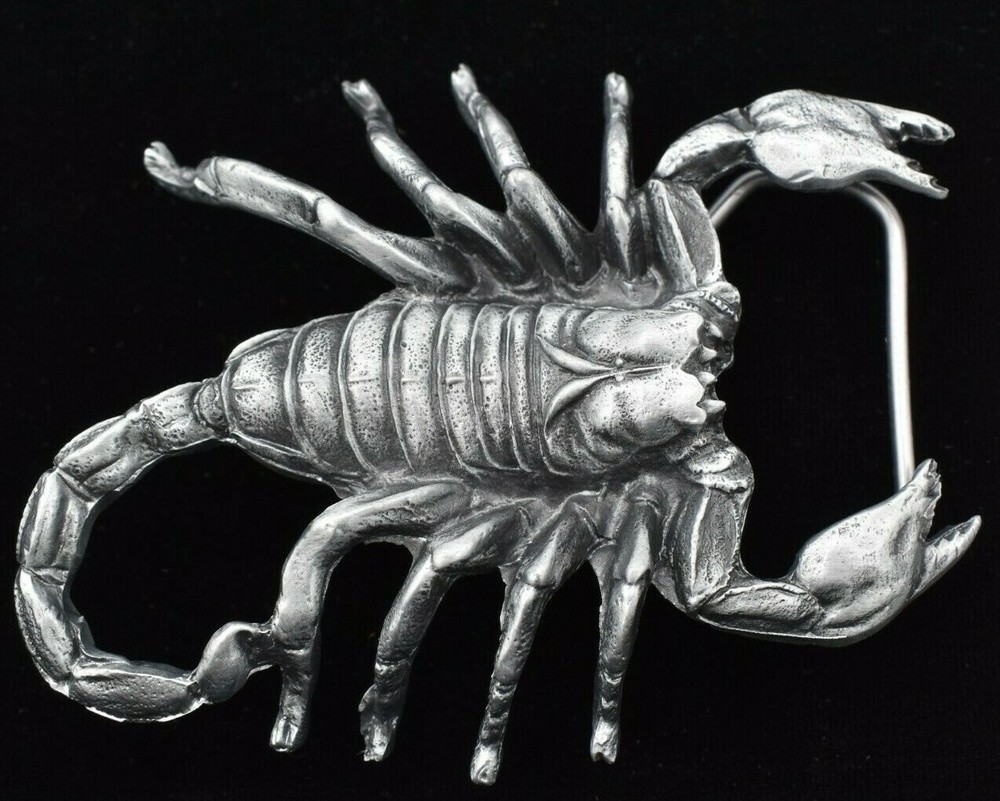 Scorpion Arachnid Bug Insect Creepy Crawly Stinger Zinc Alloy Belt Buckle (New)