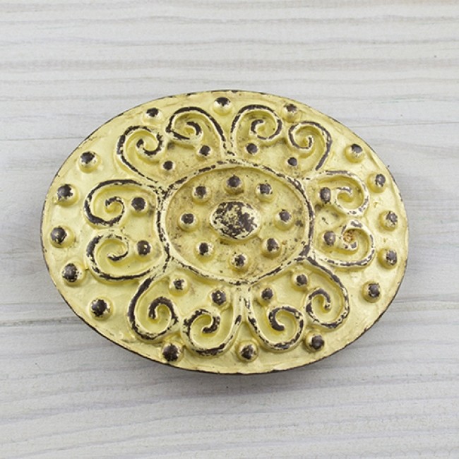 Flower ornament Oktoberfest costume belt buckle gold buckle removable clasp gs5498