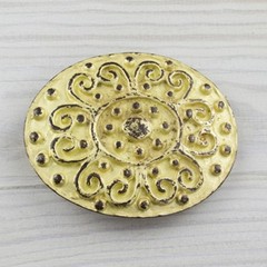 Flower ornament Oktoberfest costume belt buckle gold buckle removable clasp gs5498