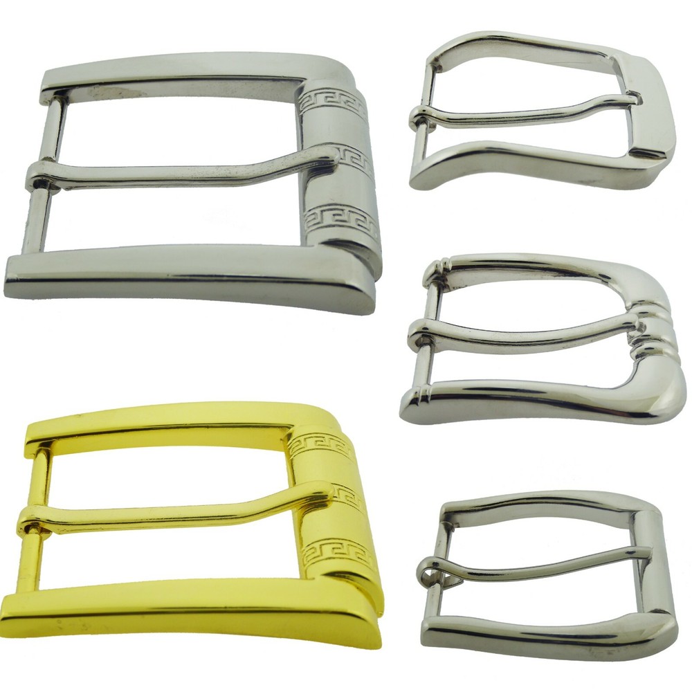 Stainless Steel Pin belt buckles for Men&rsquo;s 1.50 » Inch Silver Prong Replacement