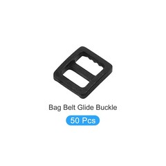 Bag Belt Glide Buckle (1cm/0.4&Prime;) 12Pcs, Plastic Adjustable Buckle Fasteners
