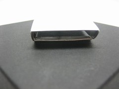 Sterling silver 925, 1 oz engravible buckle for 30 mm belt strap MADE IN U.S.A.