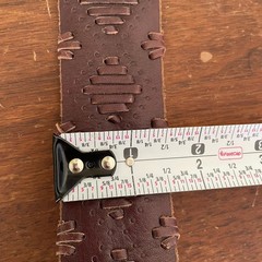 Lucky Brand Leather Belt Brown Silver Buckle Western Southwestern Style Sz38 (L)