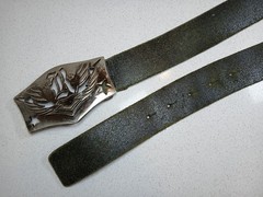 Robbins Jeans Buckle? Belt Buffalo David Bitton/ Canada Size 40