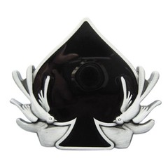 Buckle Swallows With Ace of Spade Belt Buckle Gürtelschnalle Boucle de ceinture