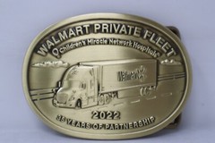 Walmart Private Fleet 2022 Children&rsquo;s Miracle Network Safety Brass Belt Buckle