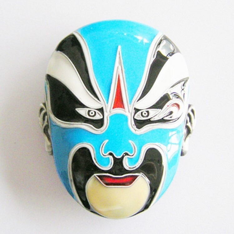 Belt Buckle – China Peking Opera Face