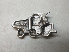Dump Truck Belt Buckle MBC 2111 Mining Terex Quarry Style Pewter Color