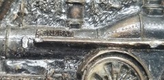 VTG 1977 Capt Hawks Sky Patrol General Steam Locomotive Train Belt Buckle Up 5