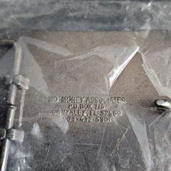 Docutel Belt Buckle w Original Packing Sealed Money Associates Florida Texas VG6