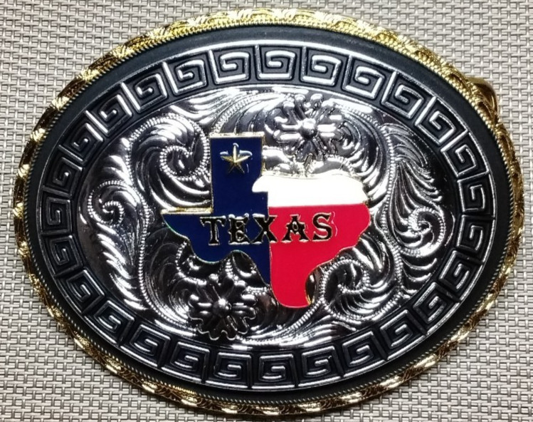 TEXAS Western Cowboy Belt Buckle Hebilla Vaquera
