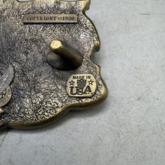 1980 LONE STAR Belt Buckle Texas USA SN 141 Vintage