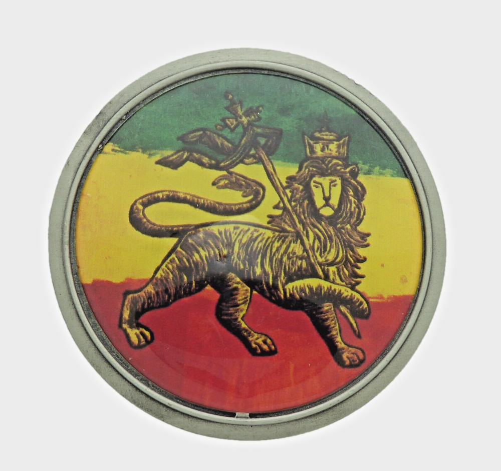 Reggae Rasta Belt Buckles Rastafarian Dub Music Culture Metal Lion Judah Pewter