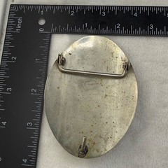 Vintage Western Belt Buckle Equestrian Red Green Polished Stone