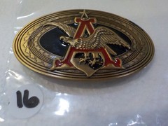 2010 Limited Ed. « A » Anheuser-Busch Budweiser Belt Buckle Fits up to 1.5&Prime; Belt