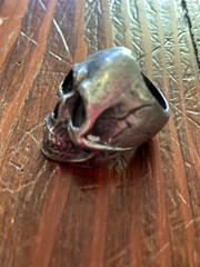 Fourspeed Metalwerks Pewter Magna Cranium Ring Size 7
