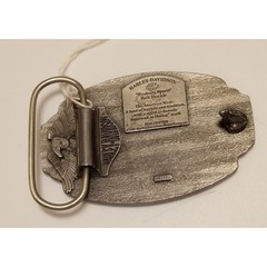Vintage 98 Harley Davidson The Western Spirit Belt Buckle Pewter Bar & Shield