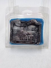 American Civil War 1861-1865 Pewter Metal Belt Buckle Century Company