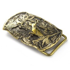 Belt buckle « Duck hunting », Trophy belt buckle, Hunter belt buckle