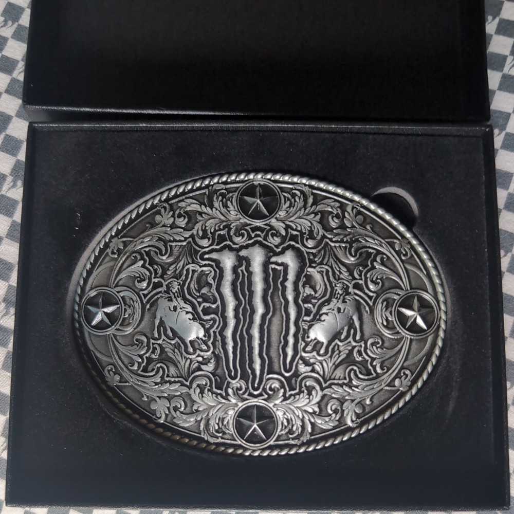Monster Energy Morgan Wallen Rodeo Cowboy Belt Buckle
