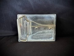 Eagle Americana Industrial Mirror Blue Balls Belt Buckle OOAK Darren McNeese