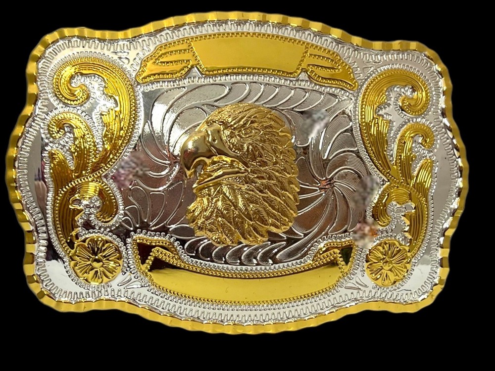 Eagle Rodeo Western Cowboy Style Belt Buckle Hebilla Vaquera Aguila