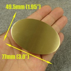 Solid Brass Oval Belt Buckles For 1.5 inch Belt / Men&rsquo;s Belt Pin Buckle Z069N