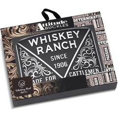 Montana Silversmiths Officially Licensed Whiskey Bent Western Belt Buckle